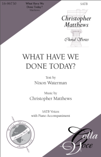 What Have We Done Today? | 16-96730